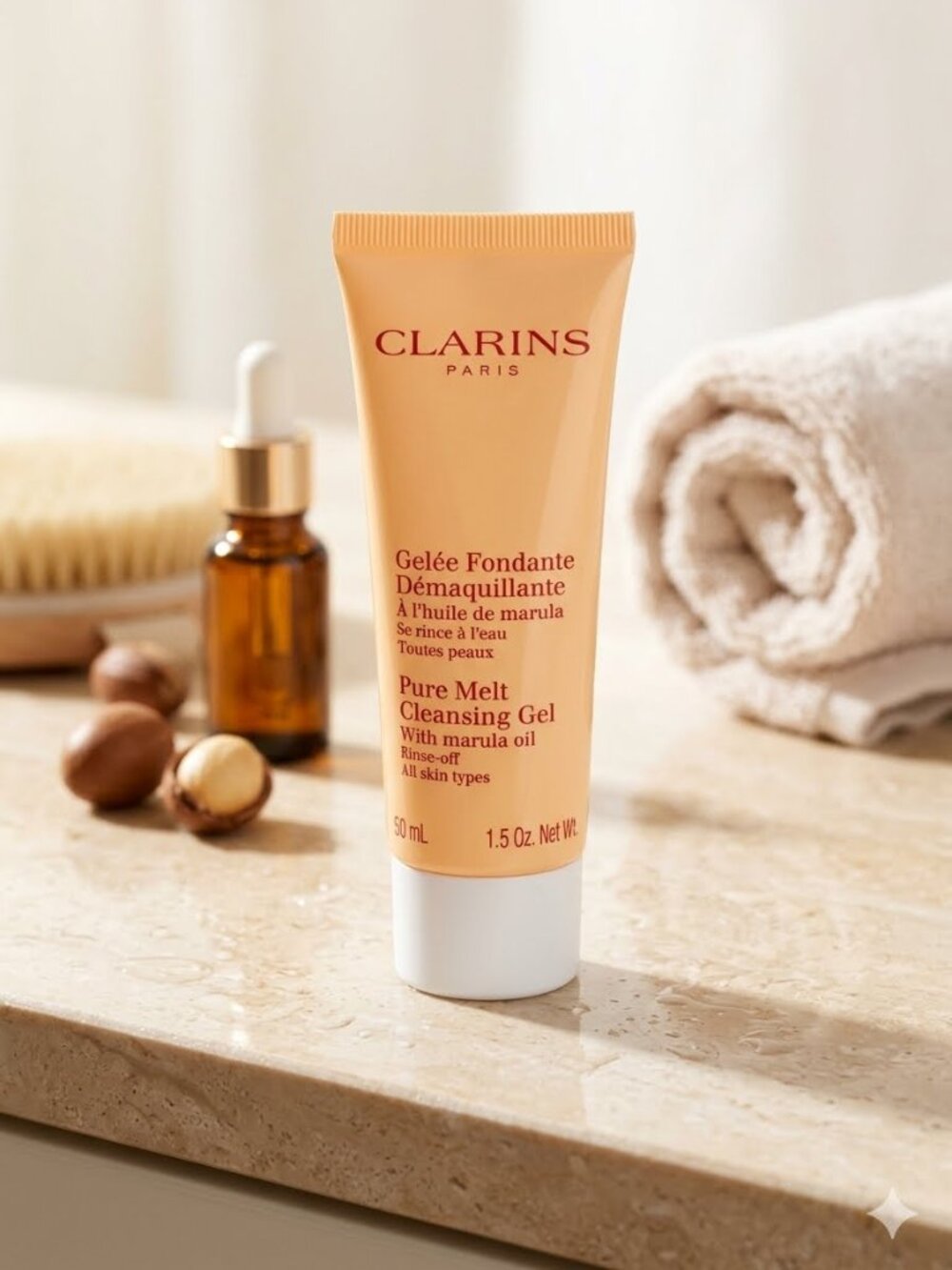 Clarins Pure Melt Cleansing Gel With Marula Oil 1.5 oz Face Cleanser sealed New